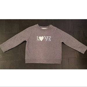 BONPOINT ‘Love’ Sweatshirt - 2 Years